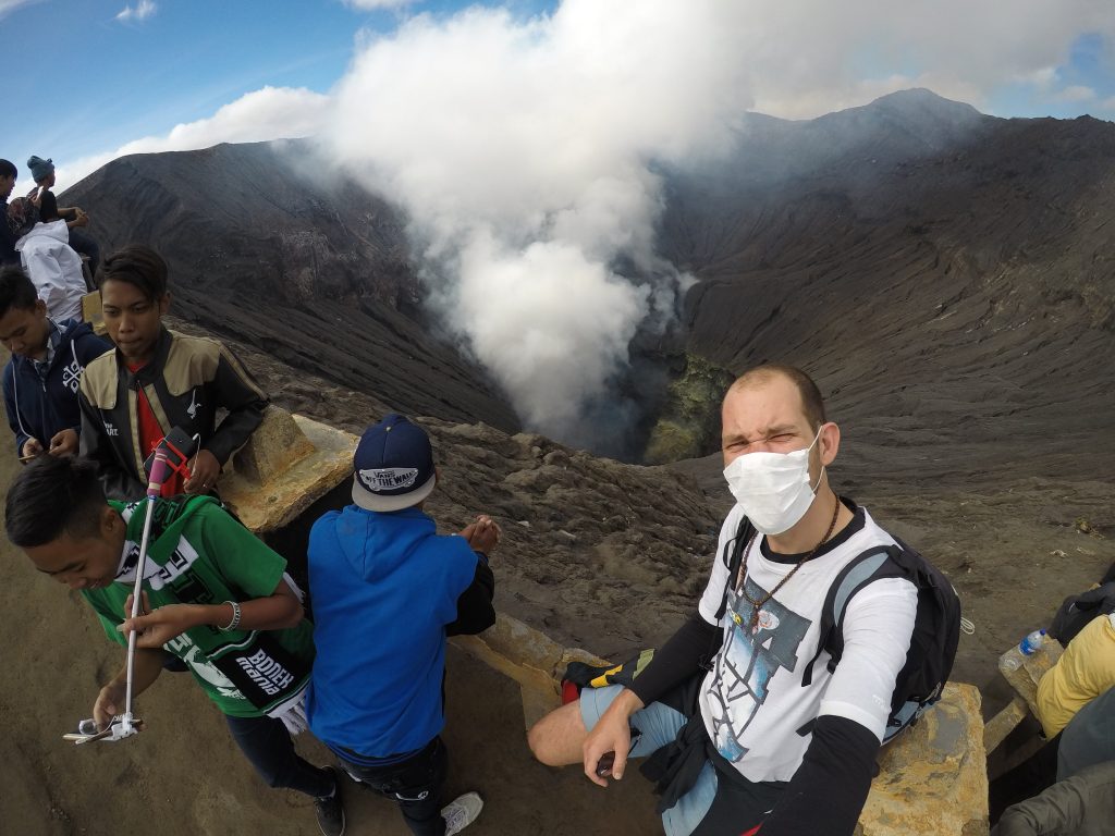 Bromo crater