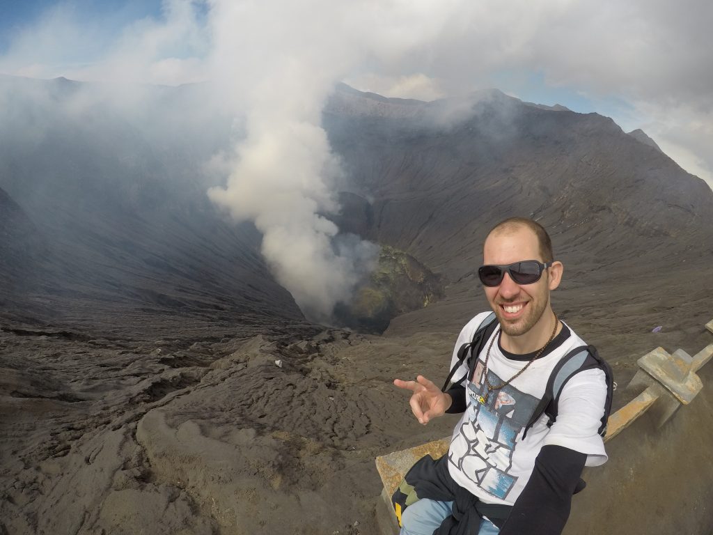 Bromo crater