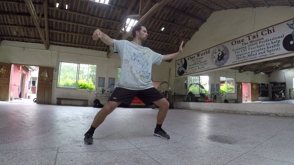 Yangshuo Taichi forms practise