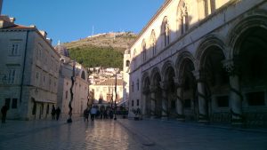 Dubrovnik almost empty square
