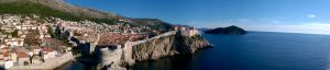 Panorama Dubrovnik walls