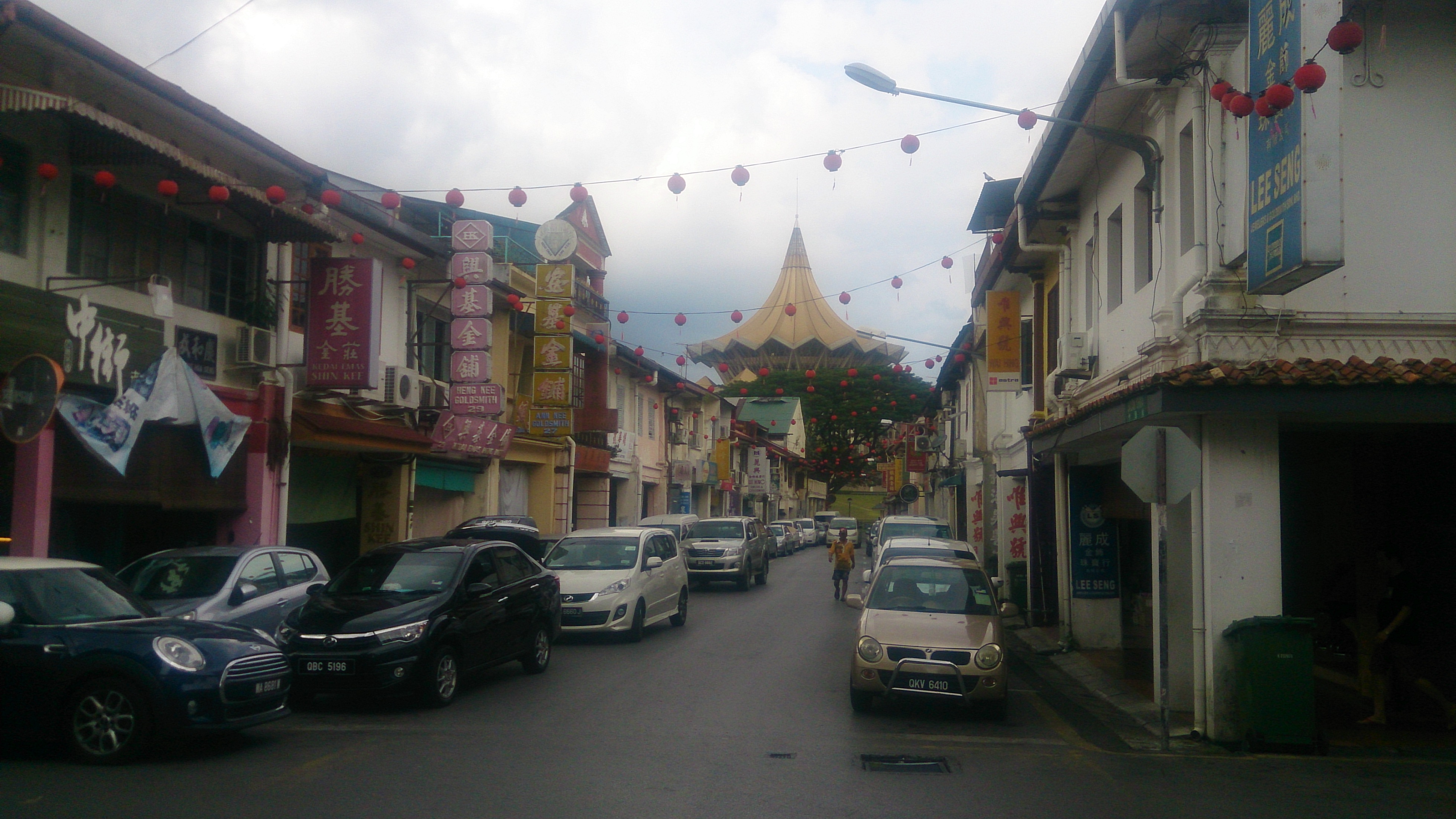 Kuching chinese part of the town